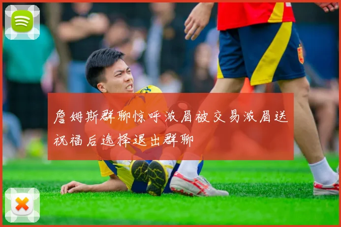 詹姆斯群聊惊呼浓眉被交易浓眉送祝福后选择退出群聊