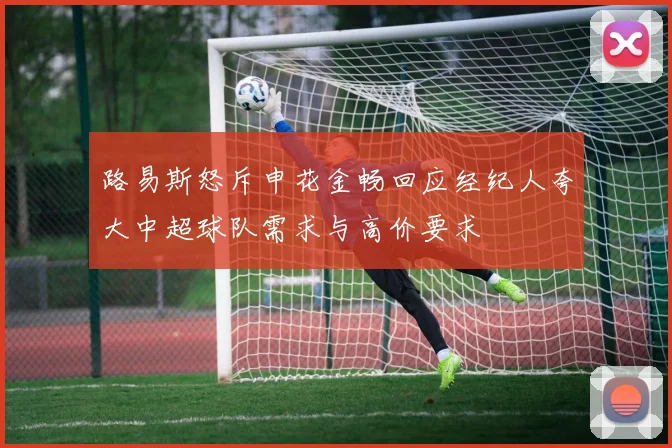 路易斯怒斥申花金畅回应经纪人夸大中超球队需求与高价要求